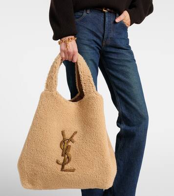 Cabas Icare Maxi en shearling | Saint Laurent