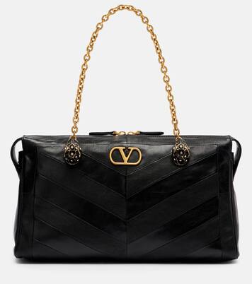 Tote Bag Growl Medium aus Leder | Valentino Garavani