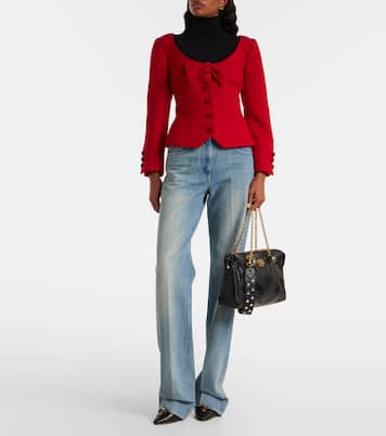 Tote Bag Growl Medium aus Leder | Valentino Garavani