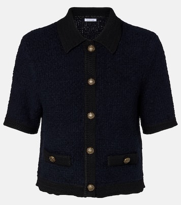 Cotton and wool-blend cardigan | Veronica Beard