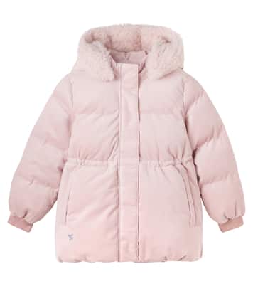 Lullu corduroy puffer jacket | Wheat