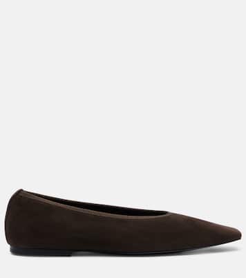 Ballerinas aus Veloursleder | Toteme