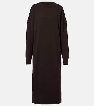 N°106 Weird Short cashmere-blend midi dress | Extreme Cashmere