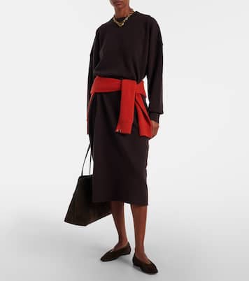 N°106 Weird Short cashmere-blend midi dress | Extreme Cashmere