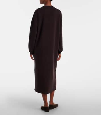 N°106 Weird Short cashmere-blend midi dress | Extreme Cashmere