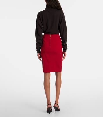 High-rise pencil skirt | Saint Laurent