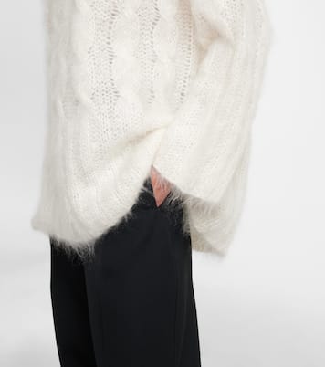 Fortin cable-knit mohair-blend sweater | Joseph