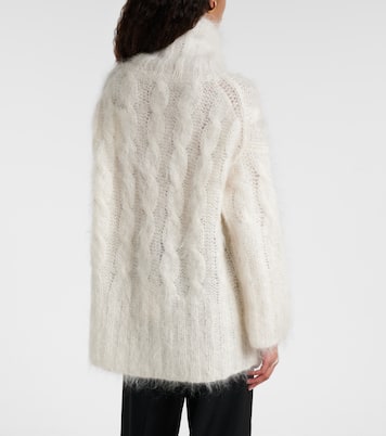 Fortin cable-knit mohair-blend sweater | Joseph