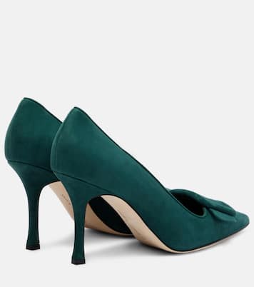 Maysale 90 스웨이드 펌프스 | Manolo Blahnik