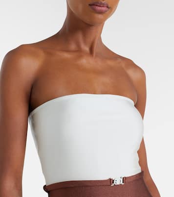 Bicolor belted swimsuit | Adriana Degreas