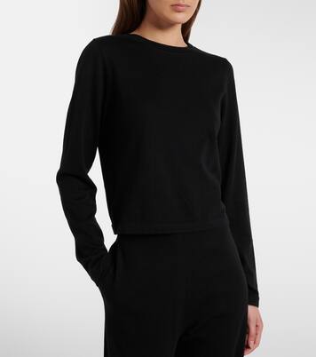 Lisa cotton and cashmere top | Extreme Cashmere