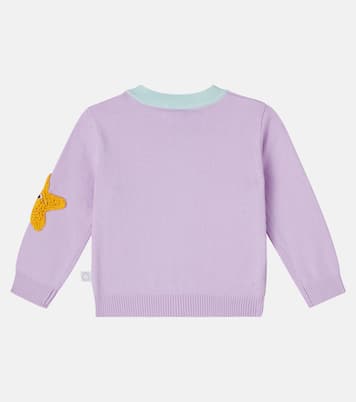 Embroidered cotton cardigan | Stella McCartney Kids