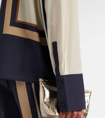 Printed silk shirt | SIR