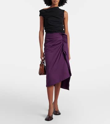 Asymmetric cotton top | Dries Van Noten