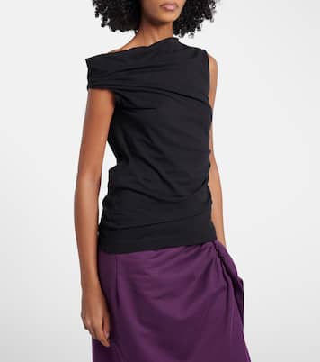 Asymmetric cotton top | Dries Van Noten