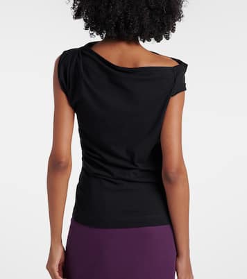 Asymmetric cotton top | Dries Van Noten