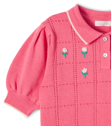 Bestickter Polopullover aus Baumwolle | C'era Una Volta