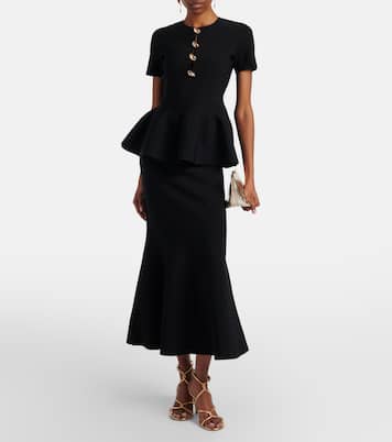 Knitted midi skirt | Roland Mouret