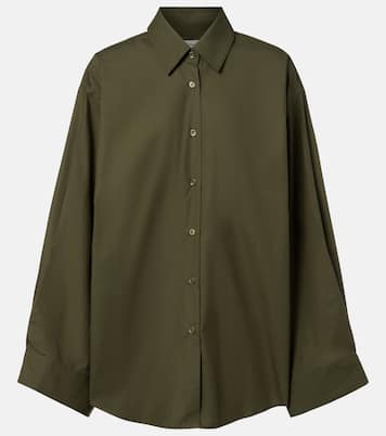 Tila oversized cotton shirt | The Frankie Shop