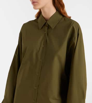 Tila oversized cotton shirt | The Frankie Shop