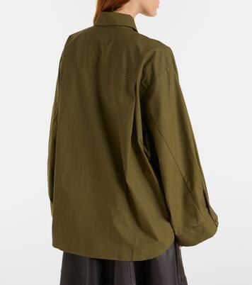 Tila oversized cotton shirt | The Frankie Shop