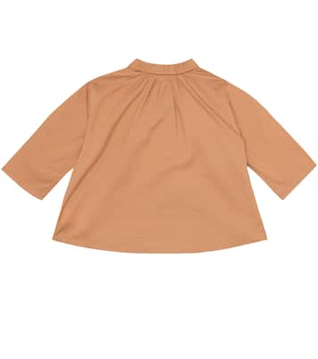 Baby Westminster cotton top | Caramel