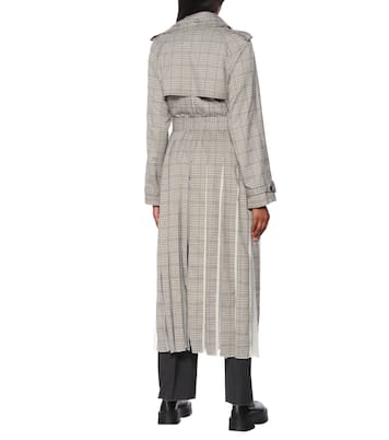 Lorna checked wool trench coat | Gabriela Hearst