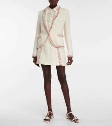 Minifalda en mezcla de tweed | Giambattista Valli