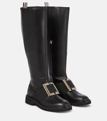 Botas altas Viv' Rangers de piel | Roger Vivier