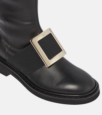 Botas altas Viv' Rangers de piel | Roger Vivier