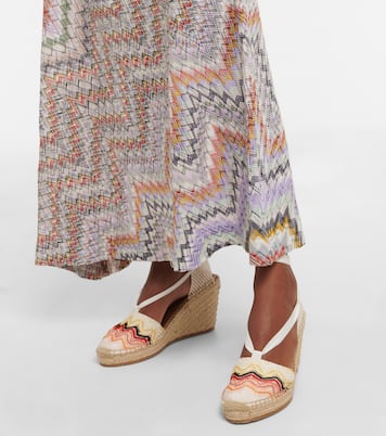 Chevron wedge espadrilles | Missoni