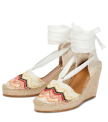 Chevron wedge espadrilles | Missoni