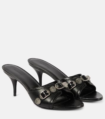Mules Cagole en cuir | Balenciaga