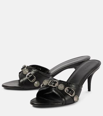 Mules Cagole en cuir | Balenciaga