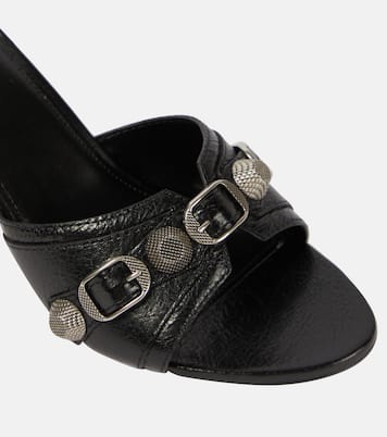 Mules Cagole en cuir | Balenciaga