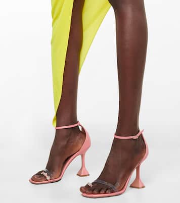Daisy embellished leather sandals | Amina Muaddi