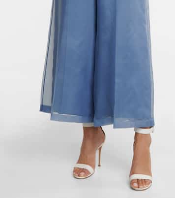 Pantalon de mariée ample Fiume en soie | Max Mara