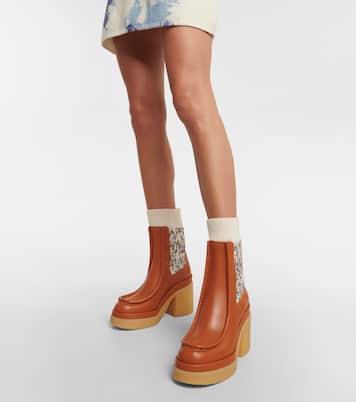 Jamie leather Chelsea boots | Chloé