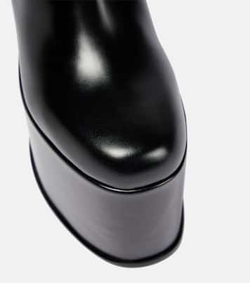 Club platform leather ankle boots | Valentino Garavani