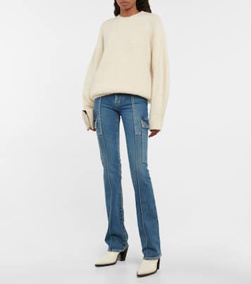 Genadio low-rise flared jeans | Petar Petrov
