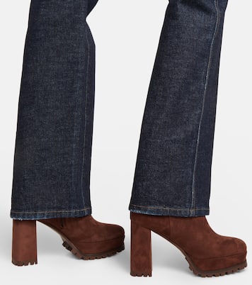 Harlem suede platform ankle boots | Gianvito Rossi