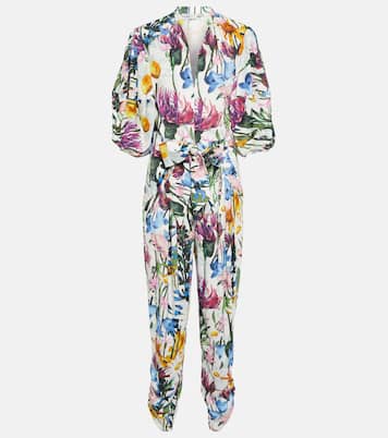 Mono floral con cuello en pico | Stella McCartney