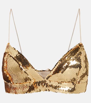 Aine sequined bralette | Alex Perry