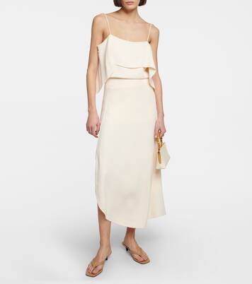 Crêpe midi skirt | Toteme