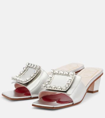 Pantoletten Love 45 aus Leder | Roger Vivier