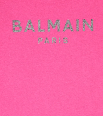 T-Shirt aus Baumwoll-Jersey | Balmain Kids