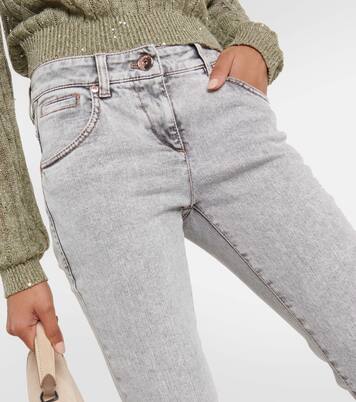 Low-Rise Skinny Jeans | Brunello Cucinelli