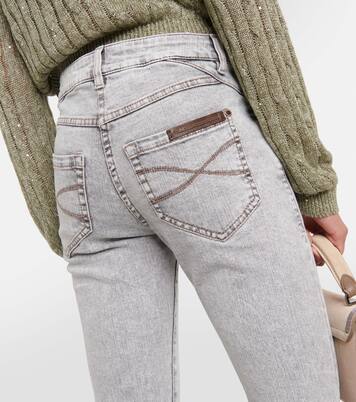 Low-Rise Skinny Jeans | Brunello Cucinelli