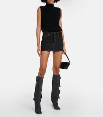 Minifalda de denim | Wardrobe.NYC