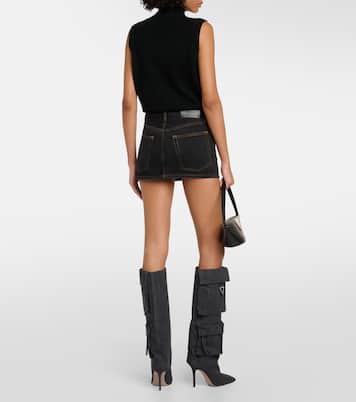 Minifalda de denim | Wardrobe.NYC